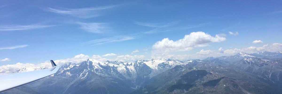 Flugwegposition um 11:10:12: Aufgenommen in der Nähe von 39020 Glurns, Bozen, Italien in 3410 Meter